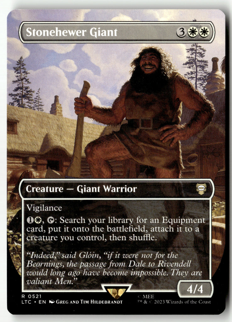 Magic: The Gathering - Stonehewer Giant 521 - Tales of Middle-earth Commander - Near Mint