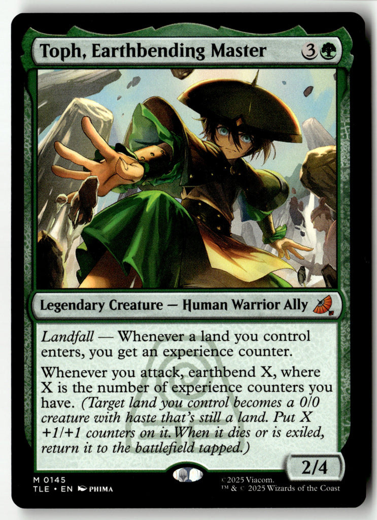Magic: The Gathering - Toph, Earthbending Master 145 - Avatar: The Last Airbender Eternal - Near Mint