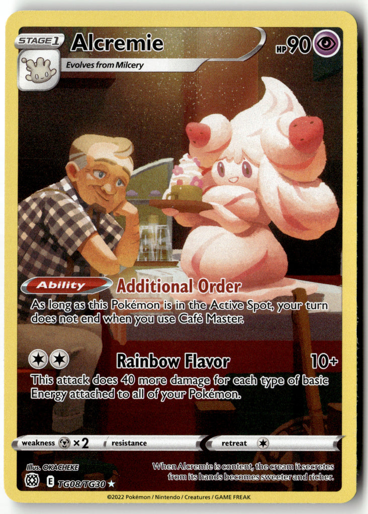 Pokemon - Alcremie TG08 - Brilliant Stars - Near Mint