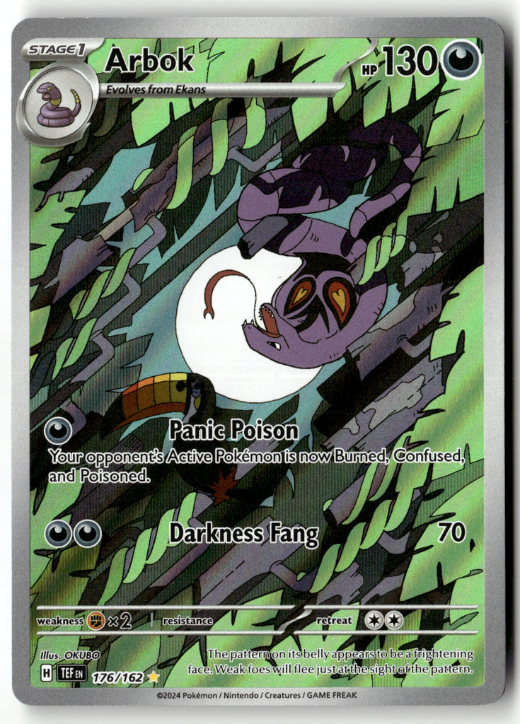 Pokemon - Arbok 176 - Temporal Forces - Near Mint