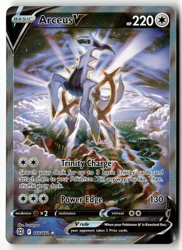 Pokemon - Arceus V 166 - Brilliant Stars - Near Mint