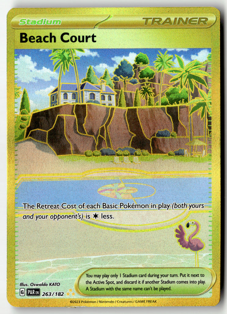 Pokemon - Beach Court 263 - Paradox Rift - Near Mint