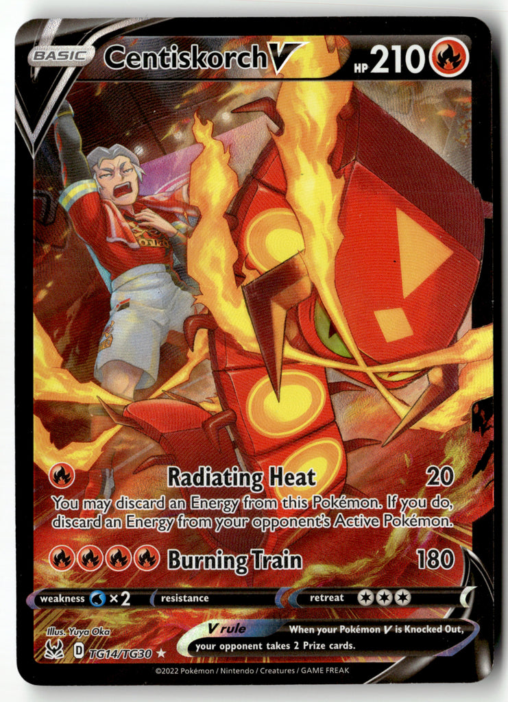 Pokemon - Centiskorch V TG14 - Lost Origin - Near Mint