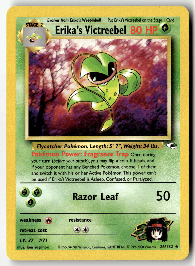 Pokemon - Erikas Victreebel 26 - Gym Heroes - Near Mint