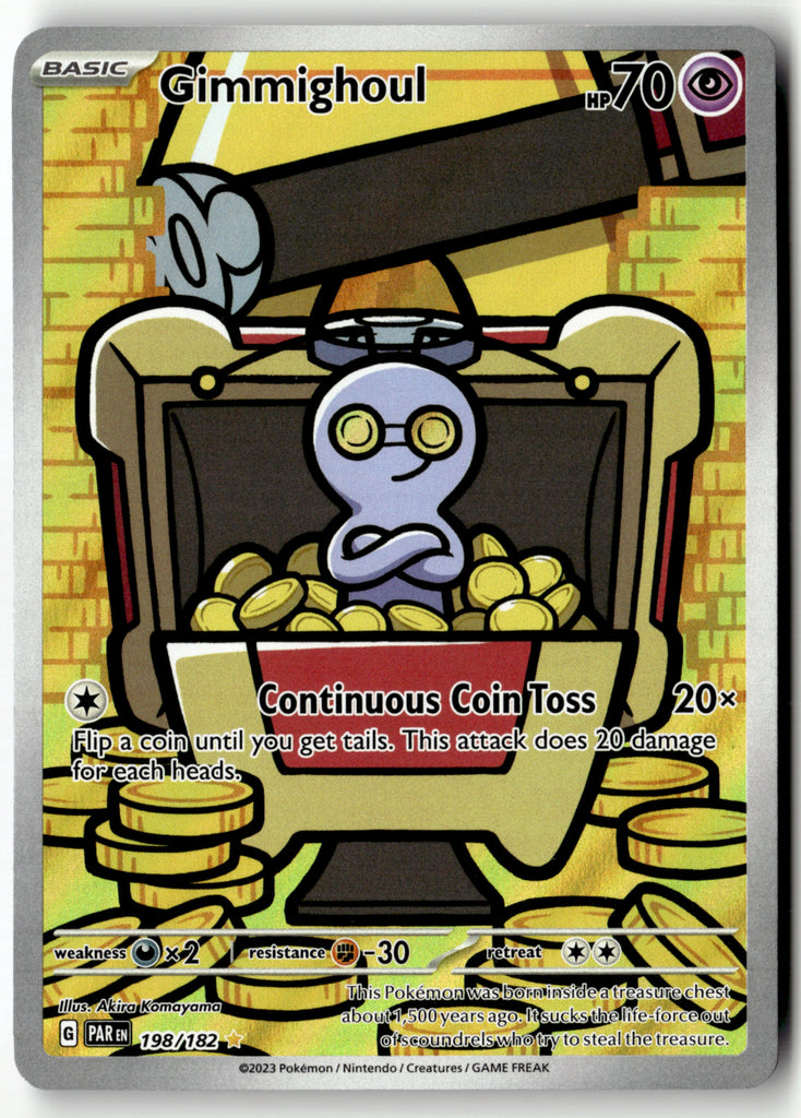 Pokemon - Gimmighoul 198 - Paradox Rift - Near Mint
