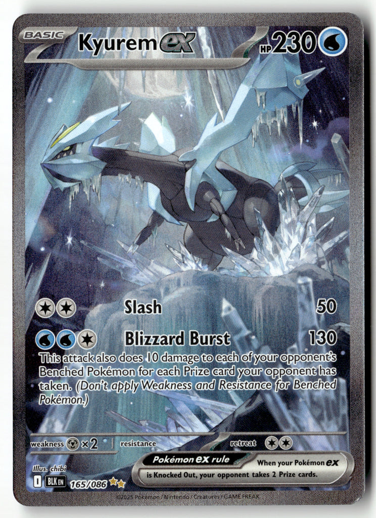 Pokemon - Kyurem ex 165 - Black Bolt - Near Mint