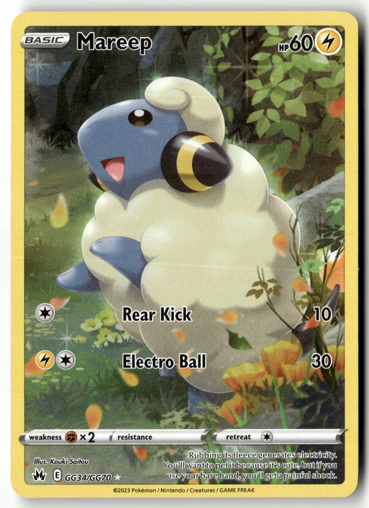 Pokemon - Mareep GG34 - Crown Zenith - Near Mint