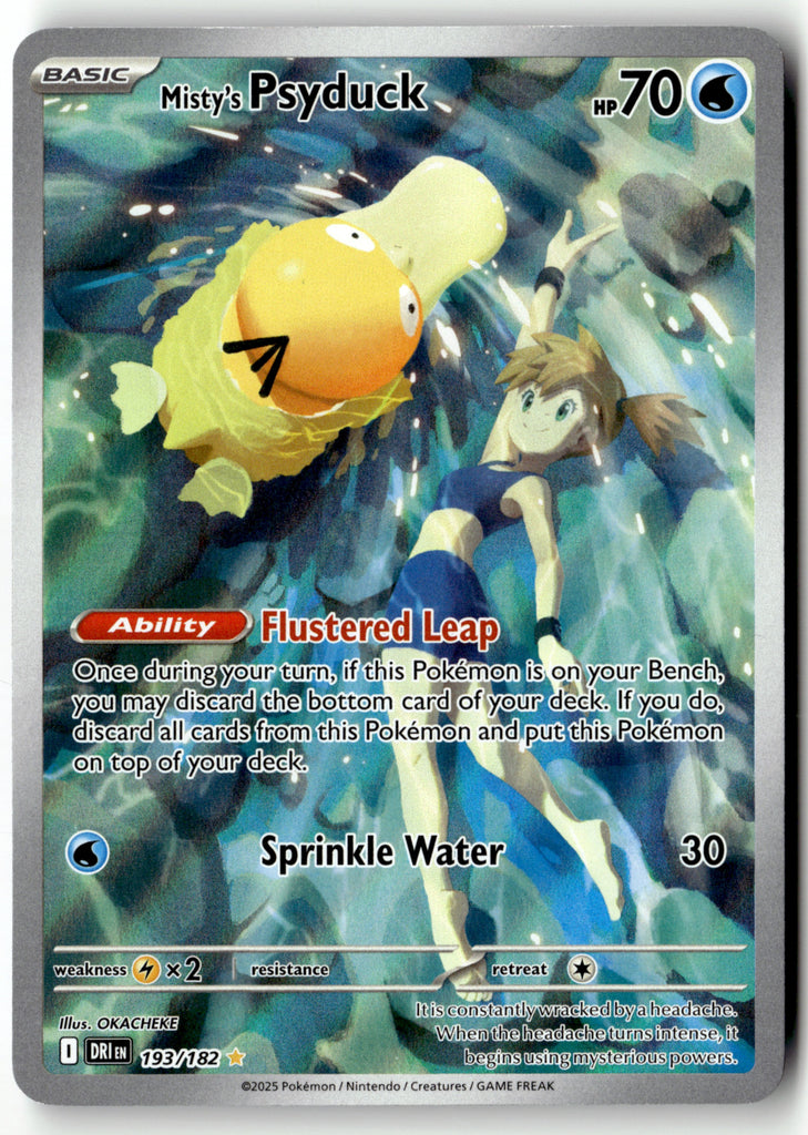 Pokemon - Misty's Psyduck 193 - Destined Rivals - Near Mint