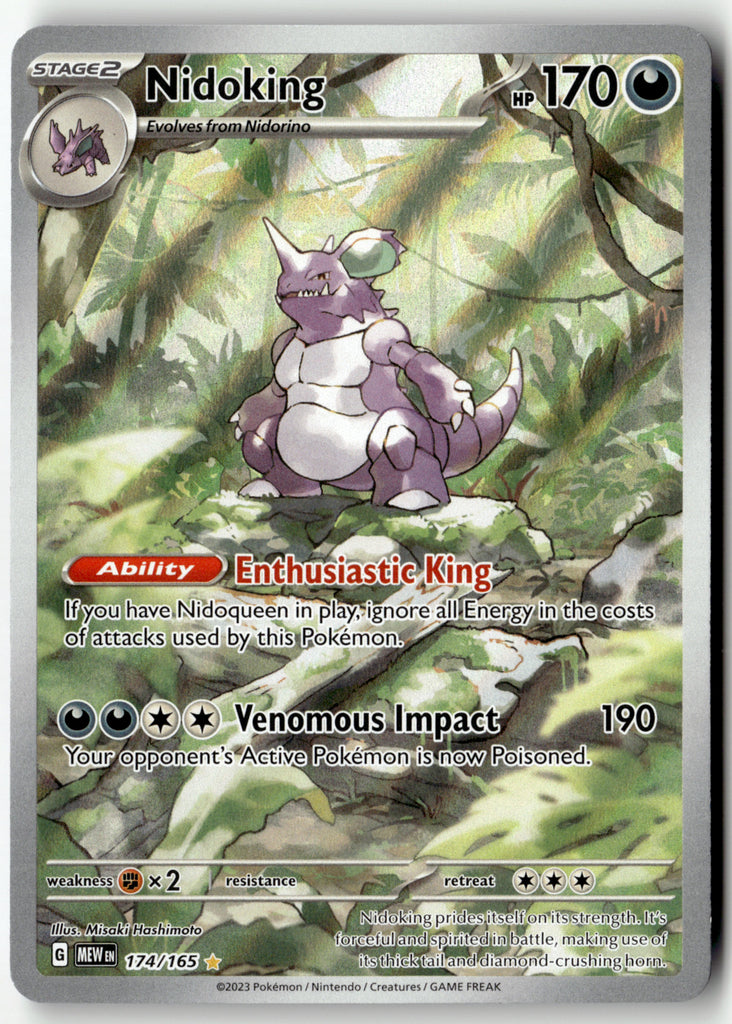 Pokemon - Nidoking 174 - 151 - Near Mint