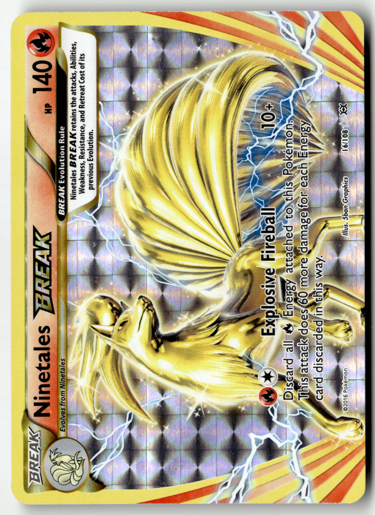 Pokemon - Ninetales BREAK 16 - Evolutions - Near Mint
