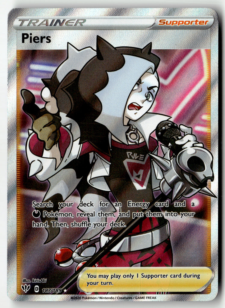 Pokemon - Piers 187 - Darkness Ablaze - Near Mint