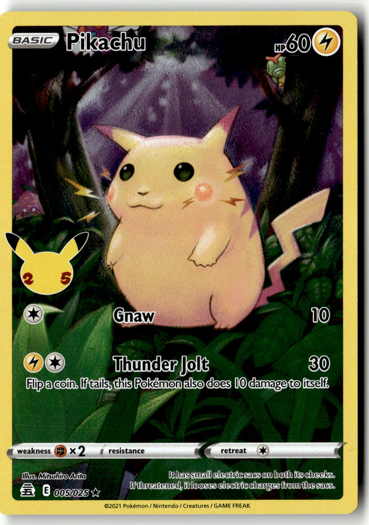 Pokemon - Pikachu 005 - Celebrations - Near Mint