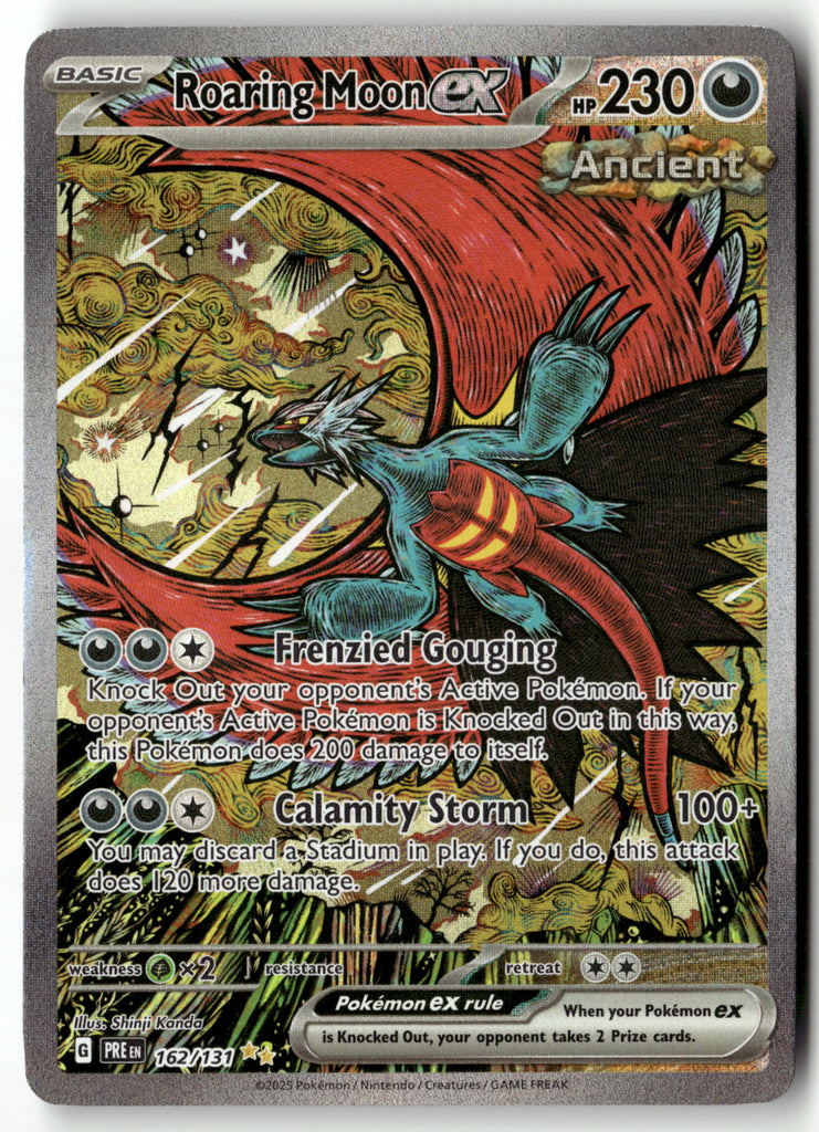 Pokemon - Roaring Moon ex 162 - Prismatic Evolutions - Near Mint