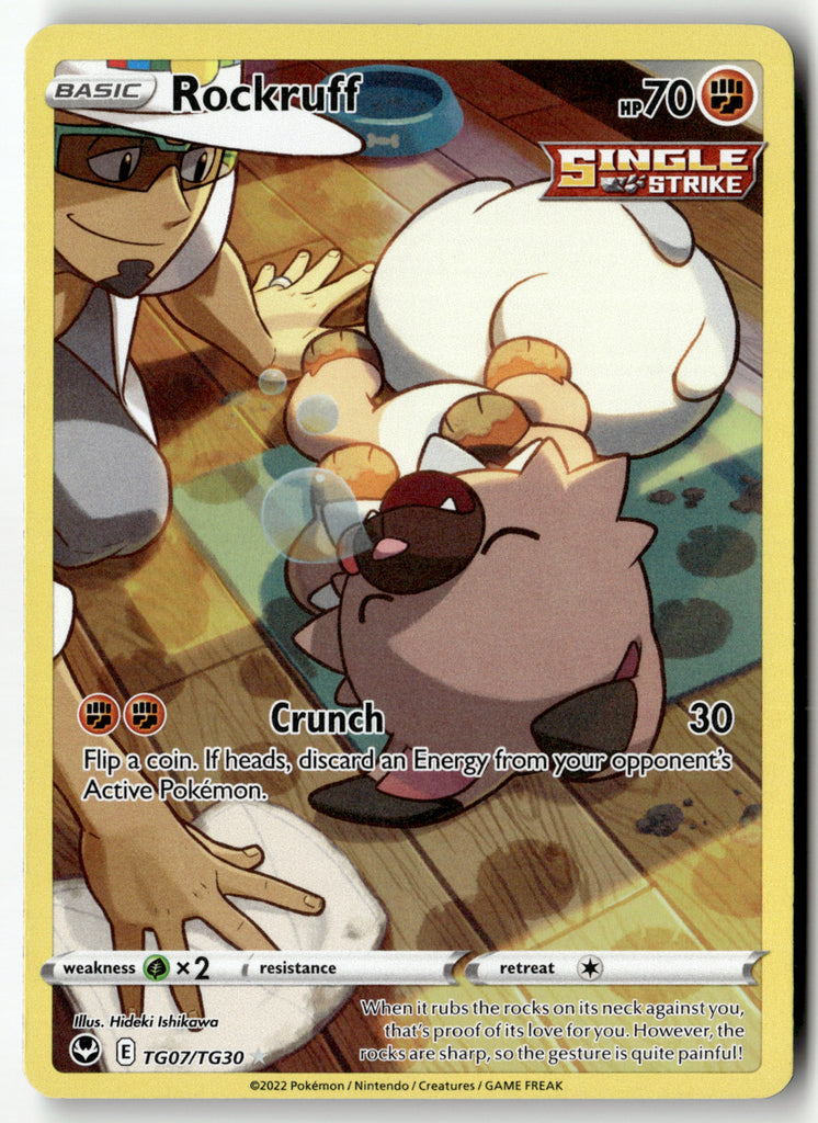 Pokemon - Rockruff TG07 - Silver Tempest - Near Mint