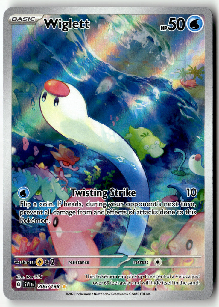 Pokemon - Wiglett 206 - Scarlet & Violet - Near Mint